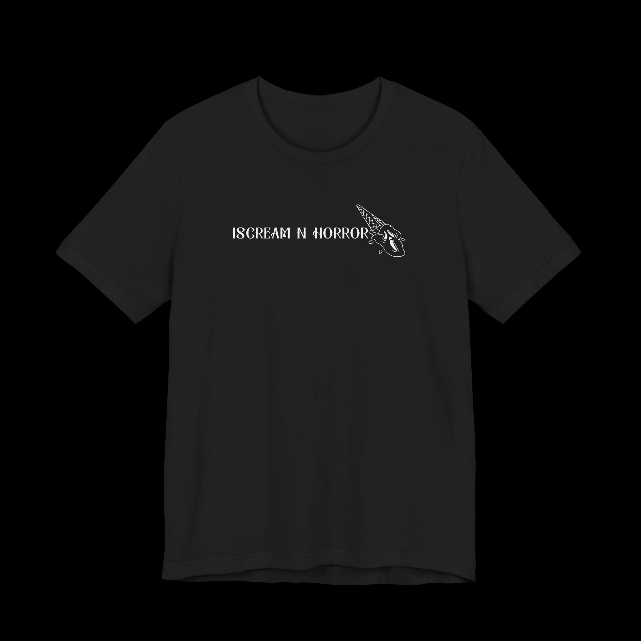 Watch What You Eat — Fear of Being Watched Short Sleeve Back Graphic Tee